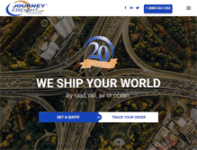 Tablet Screenshot of journeyfreight.com